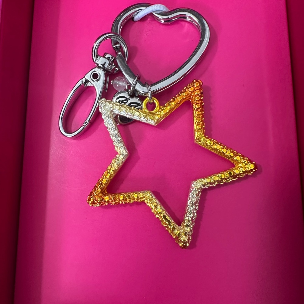 🆕Betsey Johnson Star Jewelry Charm/Keychain